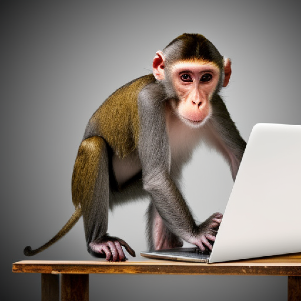 Computer Monkey #009